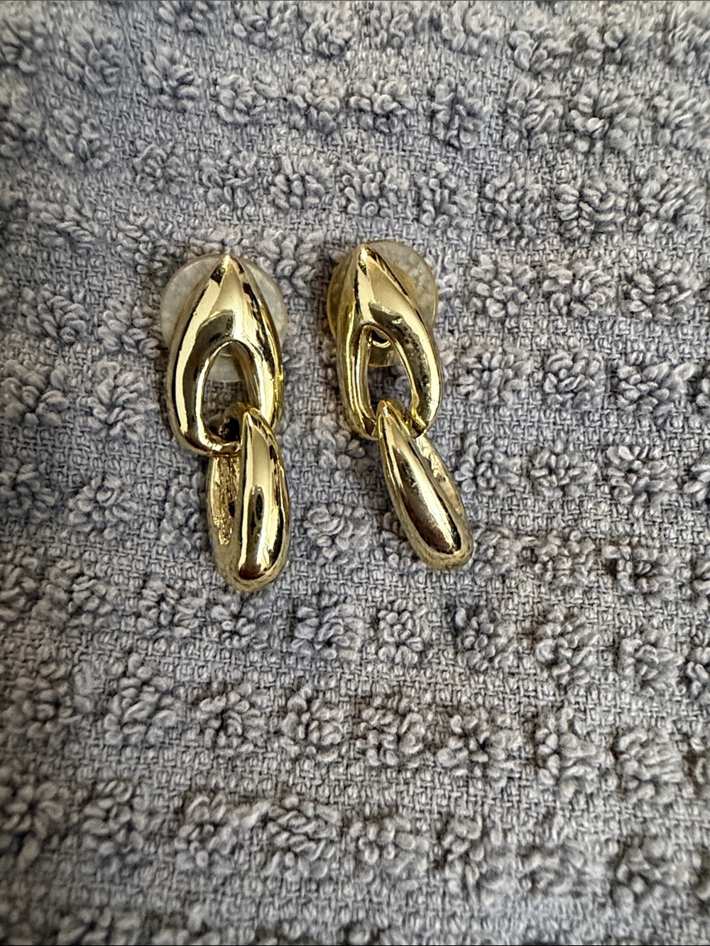 Gold Link Drop Earrings - Women Jewelry